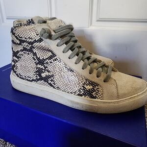 P448 Snake Print Sneakers